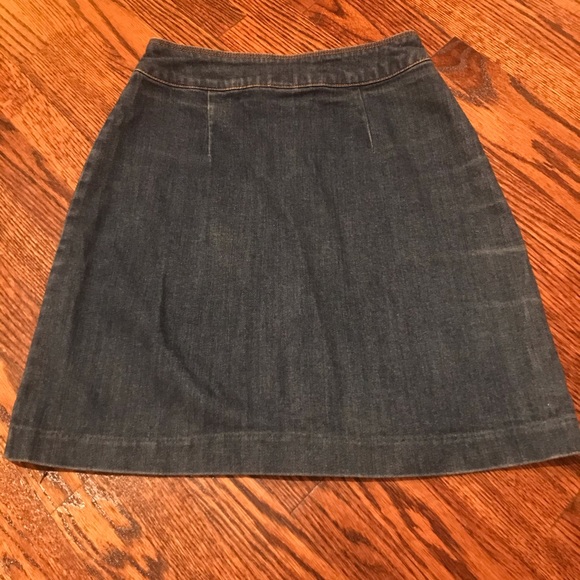 Denim zip-up mini skirt - Picture 2 of 3